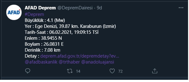 İzmir'de korkutan deprem! - Resim : 1