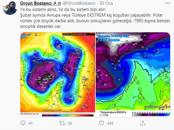 Meteoroloji uzmanları açıkladı: İstanbul'a çok yoğun kar geliyor! - Resim : 1