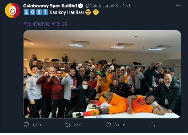 Galatasaray'dan 2021 Kadıköy hatırası - Resim : 1