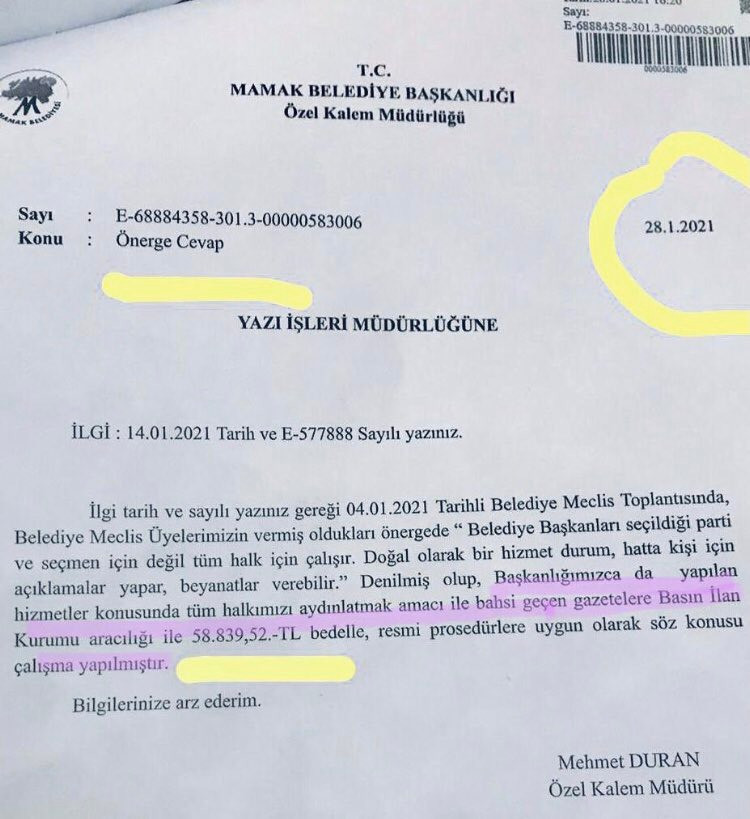 AKP'li başkan, Mansur Yavaş'ı eleştirmek için kamu bütçesinden 58 bin lira harcadı! - Resim : 2