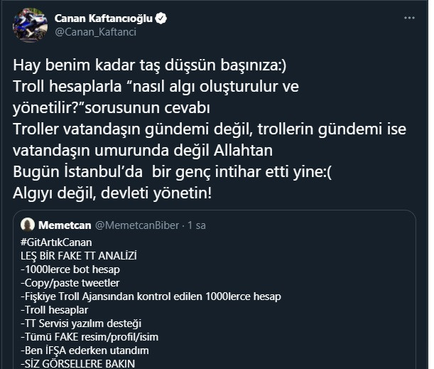 Canan Kaftancıoğlu'ndan Aktroller'e: Hay benim kadar taş düşsün başınıza! - Resim : 1