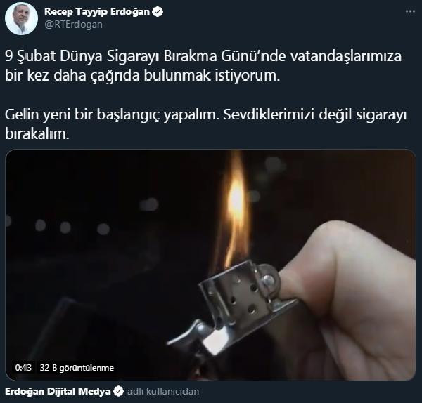 Erdoğan'dan sigarayı bırakma çağrısı: Gelin yeni bir başlangıç yapalım - Resim : 1