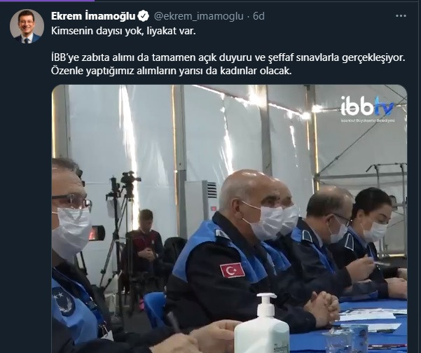 Ekrem İmamoğlu: Kimsenin dayısı yok, liyakat var - Resim : 1