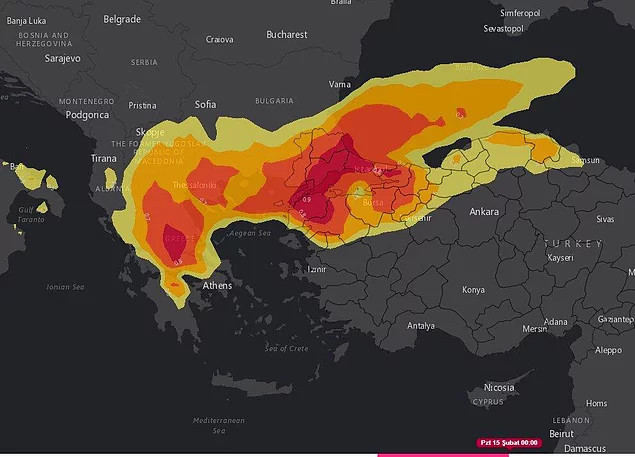 İstanbul'da kar yağışının haritası: Kırmızı ve turuncu bölgeye dikkat! - Resim : 1