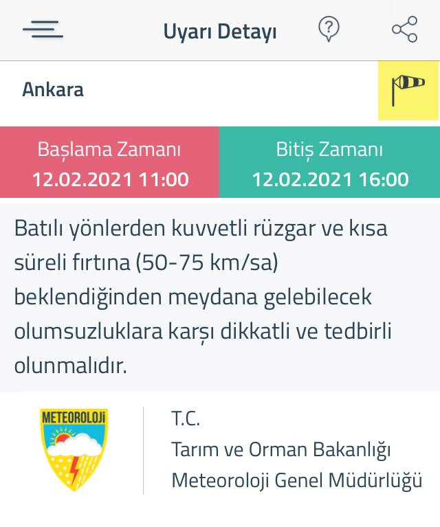 Meteoroloji'den bir uyarı da Ankara için - Resim : 1
