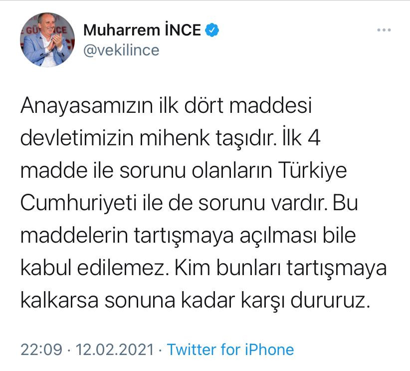 Muharrem İnce'den Ali Babacan'a ilk 4 madde tepkisi - Resim : 2