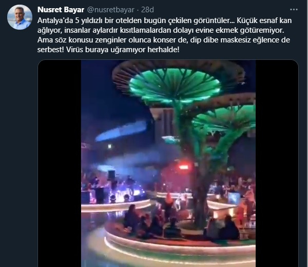 Koronavirüs yasakları kimin için? Antalya'dan gelen görüntüler 'yok artık' dedirtti! - Resim : 1