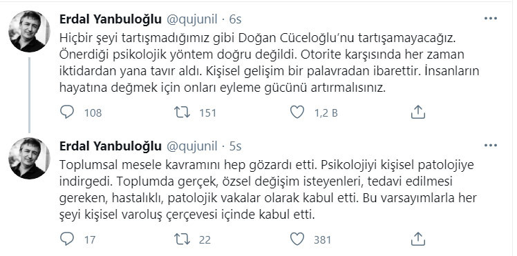 Twitter’da Doğan Cüceloğlu kavgası - Resim : 1