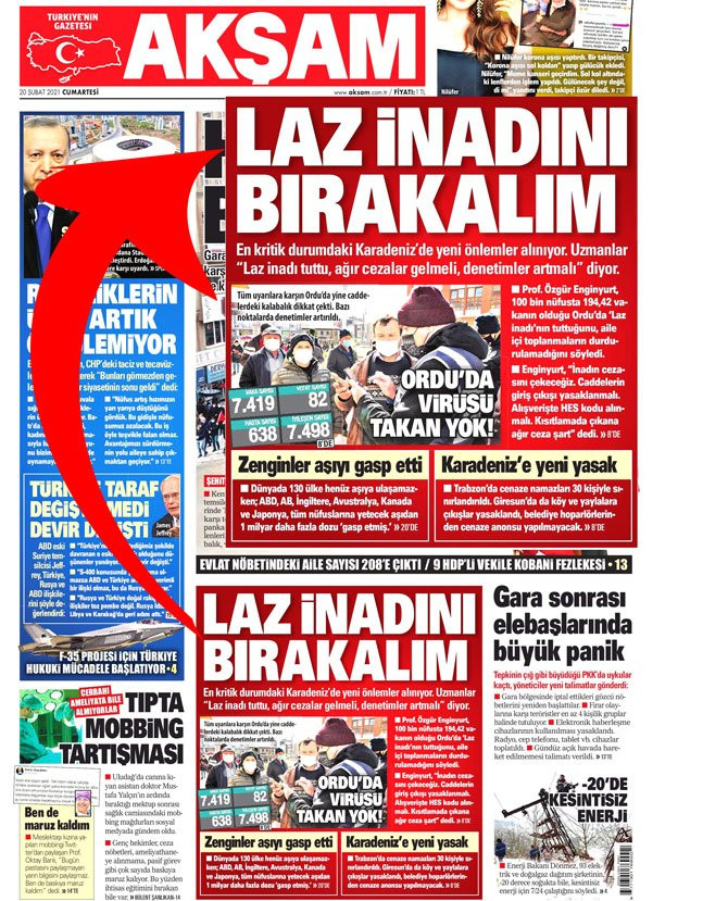 'Lebaleb dolu' salonları görmeyen AKP medyası, koronavirüs artışını bakın neye bağladı - Resim : 1