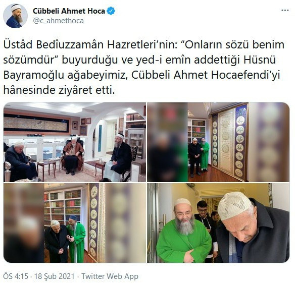 Cübbeli'ye ziyaret, cemaati karıştırdı: Cübbeli Rasputin! - Resim : 1