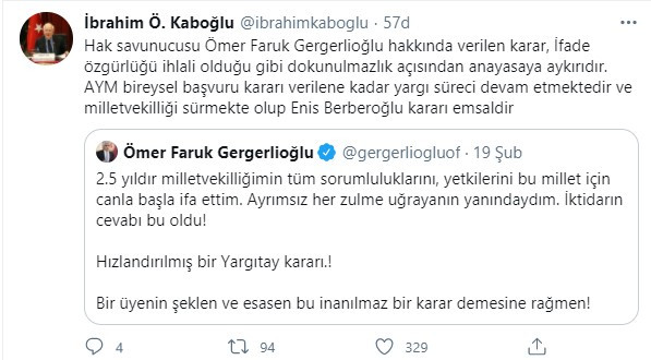 CHP'li vekilden Gergerlioğlu değerlendirmesi: Enis Berberoğlu kararı emsaldir - Resim : 1