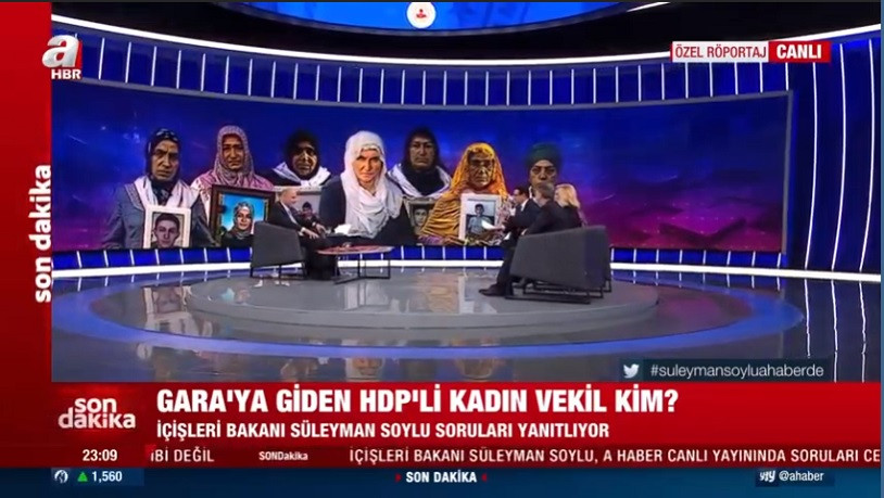 Süleyman Soylu 'Gara'ya giden HDP'li kadın milletvekili' iddiasında isim verdi!