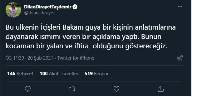Dilan Dirayet Taşdemir'den Süleyman Soylu'ya jet cevap - Resim : 2