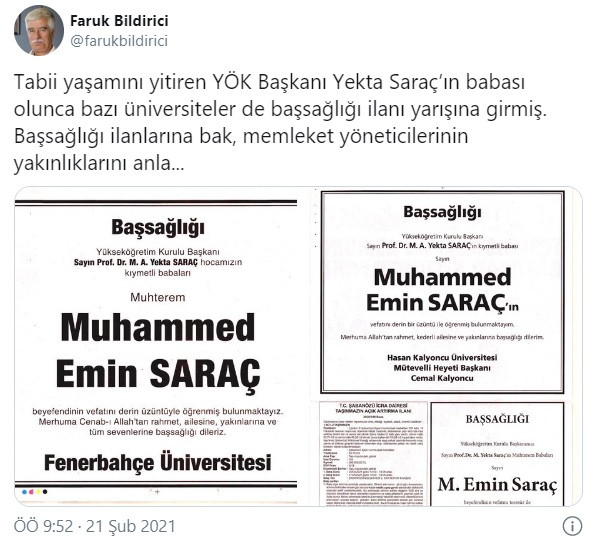 Faruk Bildirici: Erdoğan'ın 'kıymetlisi' gazeteler belli oldu - Resim : 2