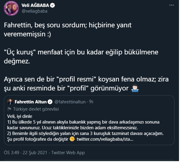 CHP'li Veli Ağbaba'dan Fahrettin Altun'a: Çakma Goebbels - Resim : 4