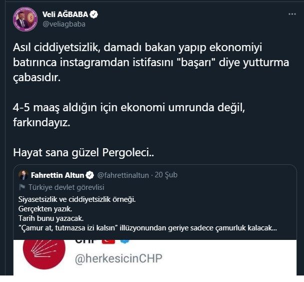 CHP'li Veli Ağbaba'dan Fahrettin Altun'a: Çakma Goebbels - Resim : 1