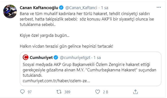 Canan Kaftancıoğlu'ndan Mert Yaşar yorumu - Resim : 1