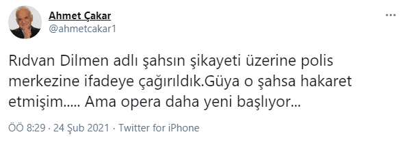 Ahmet Çakar ifadeye çağrıldı: Rıdvan Dilmen adlı şahsın... - Resim : 1
