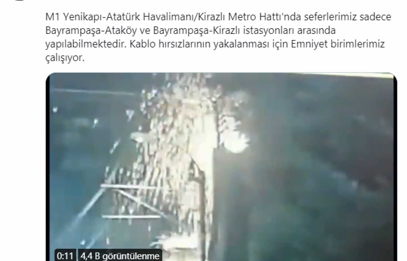 İBB Sözcüsü Murat Ongun'dan metro seferlerinin durmasına ilişkin açıklama - Resim : 1