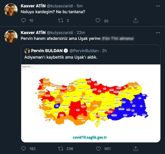 Pervin Buldan'ın paylaşımı kriz çıkardı: Uşak Valisi'nden küfürlü tweet açıklaması - Resim : 1