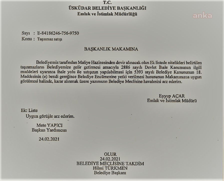 Borçlarına karşılık devlete arazi satan AKP’li belediye bir skandala daha imza attı - Resim : 1