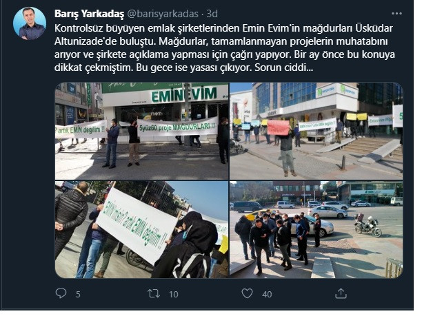 Kontrolsüz büyüyen Eminevim'in mağdurları 'tapu' eyleminde - Resim : 1