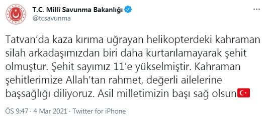 Kahreden haber: Bitlis'te şehit sayısı 11'e yükseldi - Resim : 1