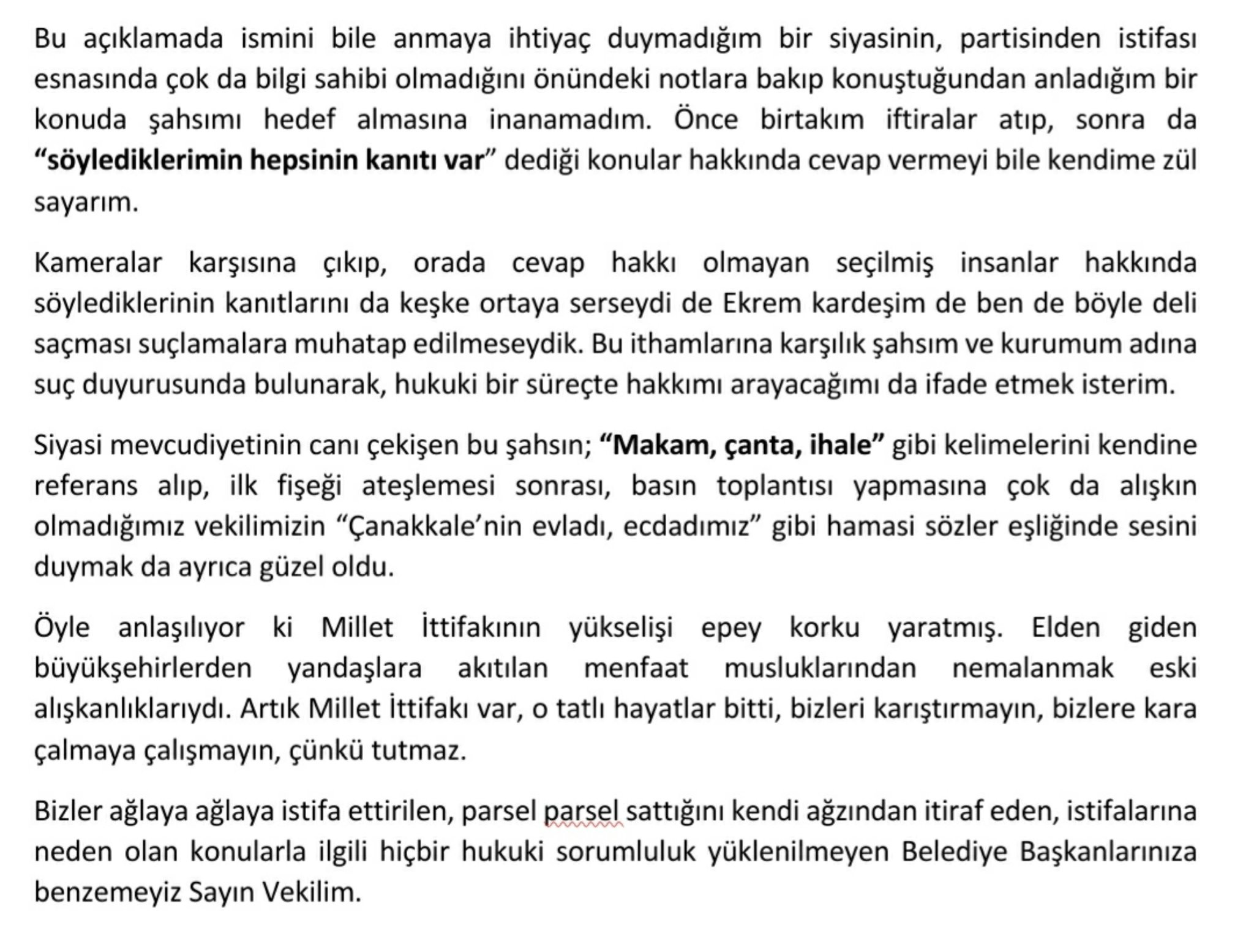 Çanakkale Belediye Başkanı Gökhan Ülgür'den Ümit Özdağ'a sert yanıt - Resim : 3