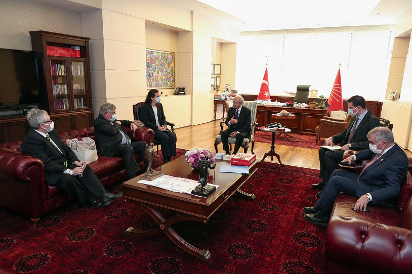 Kılıçdaroğlu, Brezilya'nın Ankara Büyükelçisi Ceglia'yı kabul etti - Resim : 1