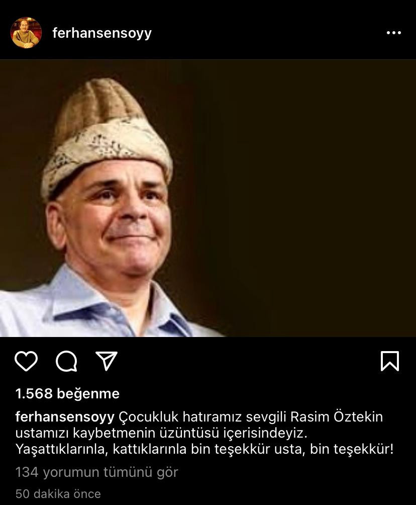 Kavuğu Rasim Öztekin'e devreden Ferhan Şensoy'dan duygusal veda - Resim : 1