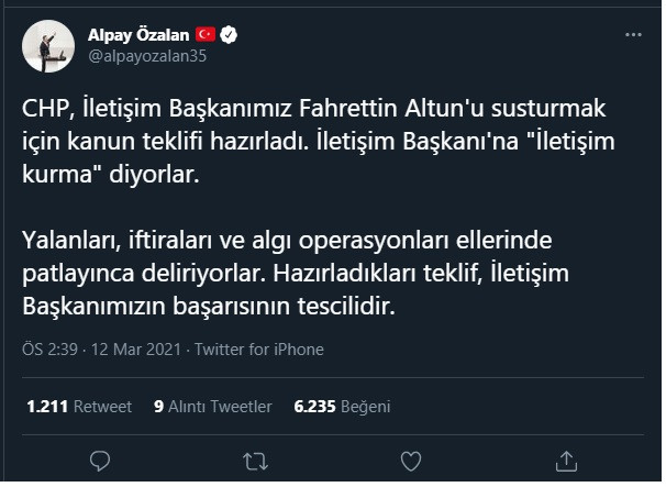 AKP'de garip korku: CHP sesimizi kısmak için kanun teklifi hazırlıyor, susmayacağız! - Resim : 1