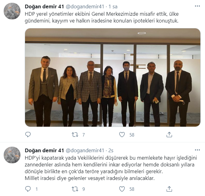 Kapatma davasının ardından HDP'den dikkat çeken ziyaret - Resim : 1