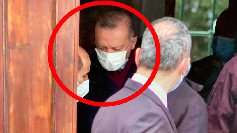 Erdoğan'ın Cuma çıkışı dikkat çeken fotoğrafı