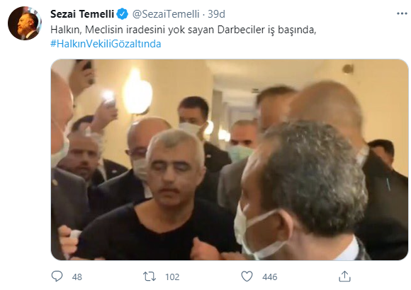 HDP'li Temelli'den 'Gergerlioğlu' tepkisi: Darbeciler iş başında - Resim : 1