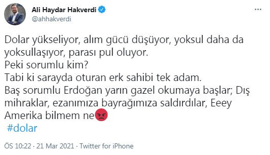 CHP'den doların rekor kırmasına ilk yorum: Baş sorumlu Erdoğan - Resim : 2