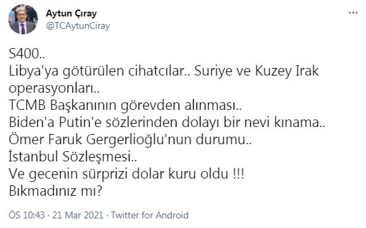 Doların rekor kırmasına İYİ Parti'den ilk yorum: Bıkmadınız mı? - Resim : 2