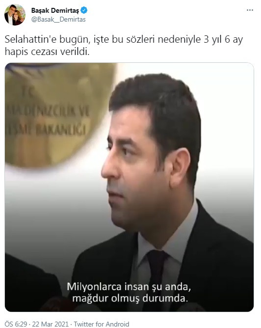 Başak Demirtaş paylaştı! İşte Selahattin Demirtaş'a hapis cezasına verilmesine neden olan o konuşma - Resim : 2