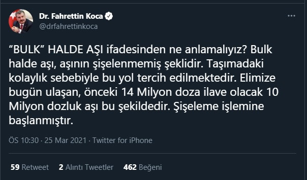 Fahrettin Koca önce paylaştı, sonra sildi - Resim : 2