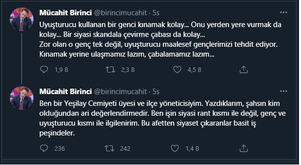 AKP'li Mücahit Birinci, Kürşat Ayvatoğlu'nu böyle savundu: Kınamak kolay... - Resim : 1