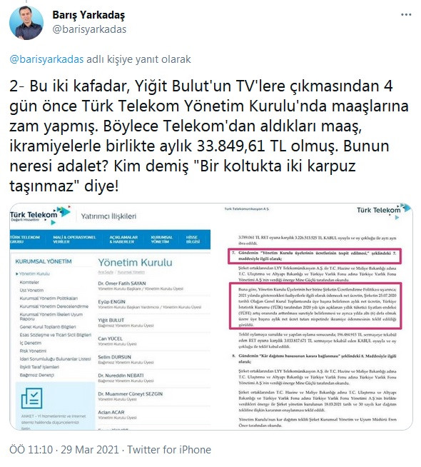 Yiğit Bulut'un Türk Telekom'dan aldığı 33.849,61 TL maaşa tepki: Bunun neresi adalet? - Resim : 3
