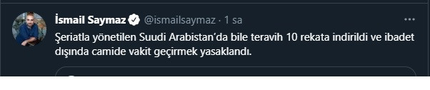 Fahrettin Koca'nın teravih açıklaması kavga çıkaracak: İsmail Saymaz'dan sert sözler! - Resim : 1