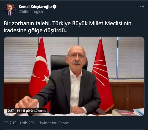 Kılıçdaroğlu'ndan TBMM'deki skandala videolu tepki - Resim : 1