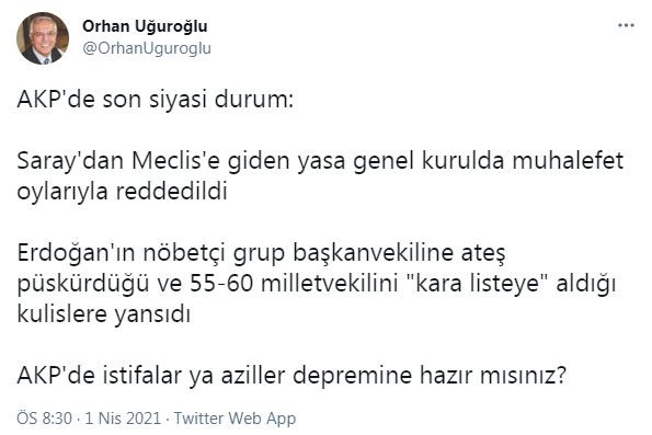 AKP için bomba iddia: Erdoğan 55-60 milletvekilini azledecek! - Resim : 1