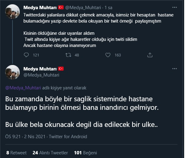 AKP'li trol Aslı Özkısırlar'a önce FETÖ'cü dedi, öldüğünü duyunca 'hastane bulamadığına' inanmadı! - Resim : 2