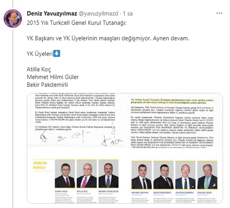 CHP’li vekil tek tek ifşa etti: İşte Turkcell’deki AKP’lilerin aldıkları maaşlar - Resim : 1