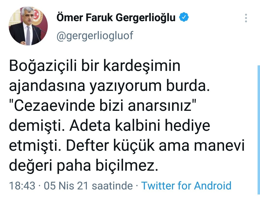 Tutuklanan Ömer Faruk Gergerlioğlu'ndan açıklama: 'Biz zindanda da olsak milletin vekiliyiz' - Resim : 4