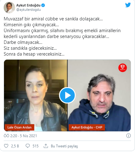 CHP'li Aykut Erdoğdu: Bütün yargılamaları TRT ekranlarından canlı yayında vereceğiz - Resim : 1