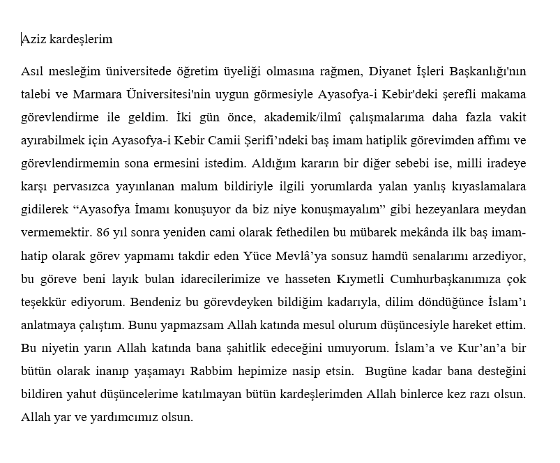 AKP'de kriz yaratmıştı! Ayasofya eski imamı Mehmet Boynukalın'dan 'istifa' açıklaması - Resim : 1