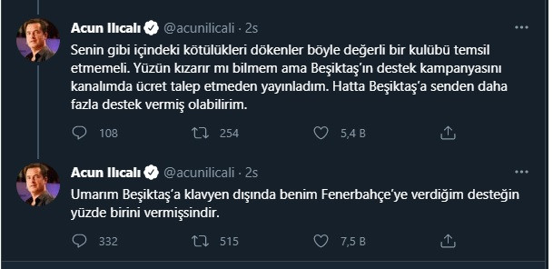 Acun Ilıcalı'dan Beşiktaş yöneticisine sert sözler! - Resim : 3