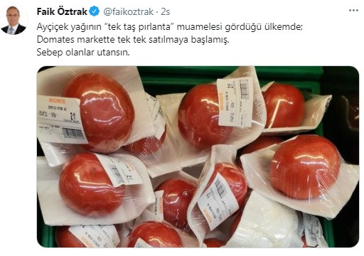 Gıda fiyatlarının uçmasının ardından domatesi tane ile satan Migros: Uygulama hatalı olmuş - Resim : 1